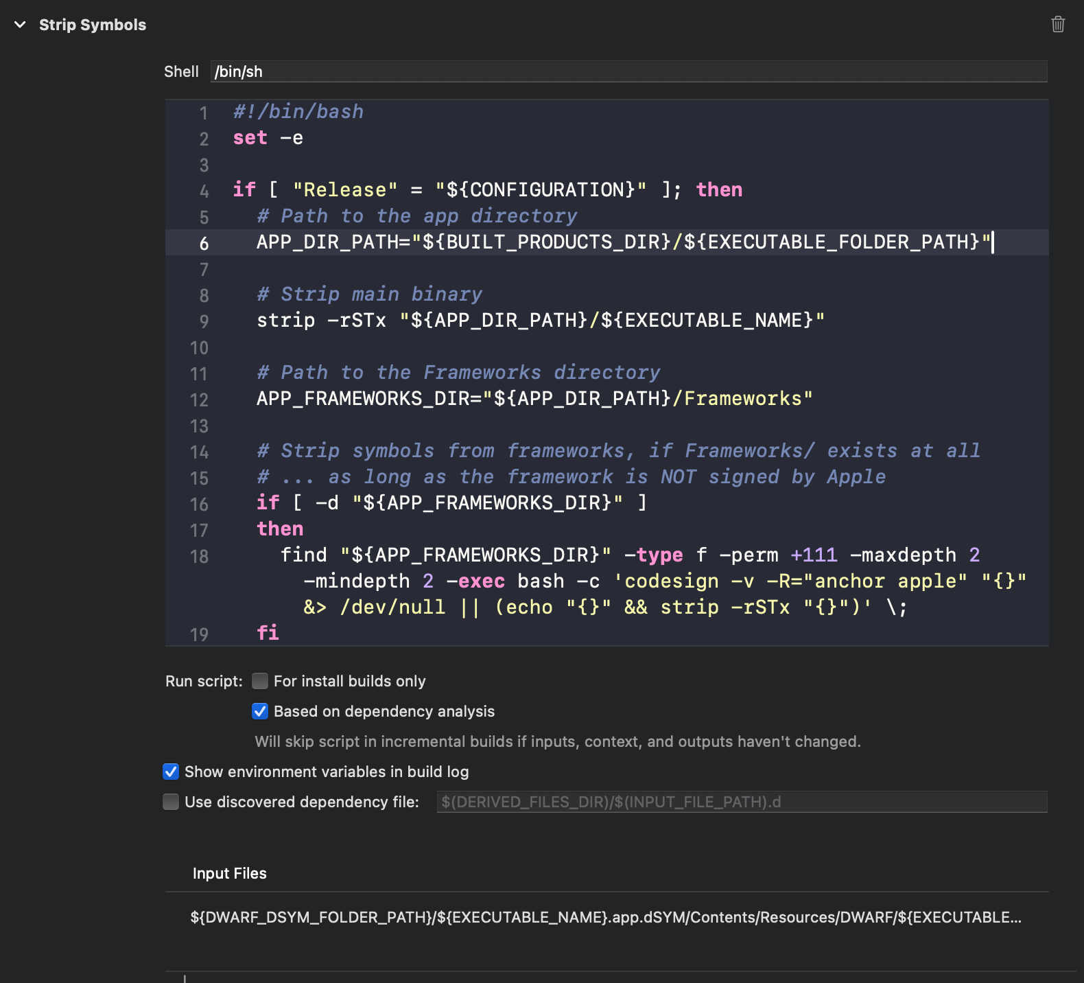 Example of Input File